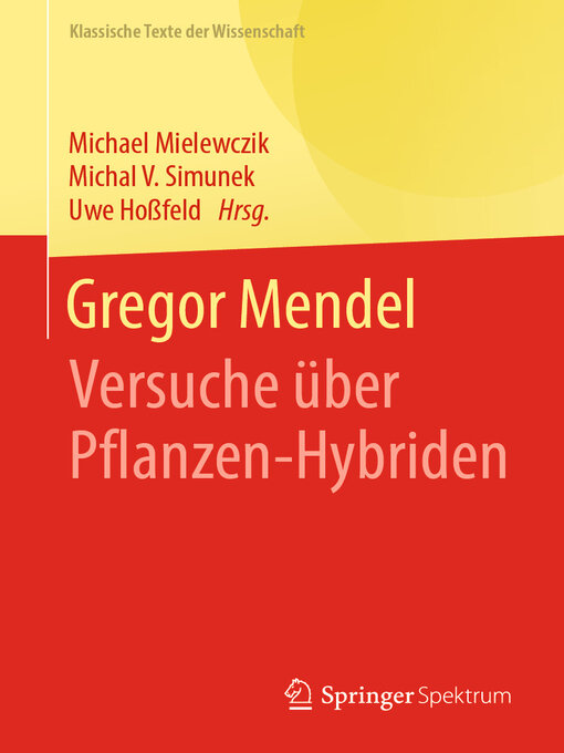 Title details for Gregor Mendel by Michael Mielewczik - Available
